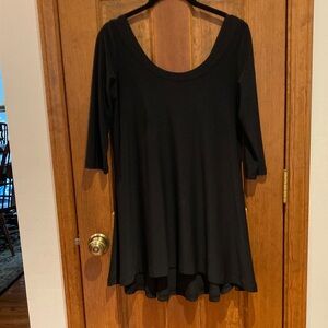 Sympli Elegant Black Tunic